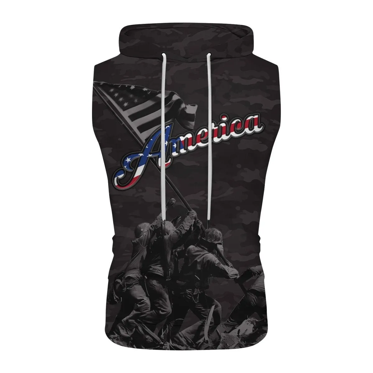 American Independence Day Sleeveless Pullover & Zip Hoodie