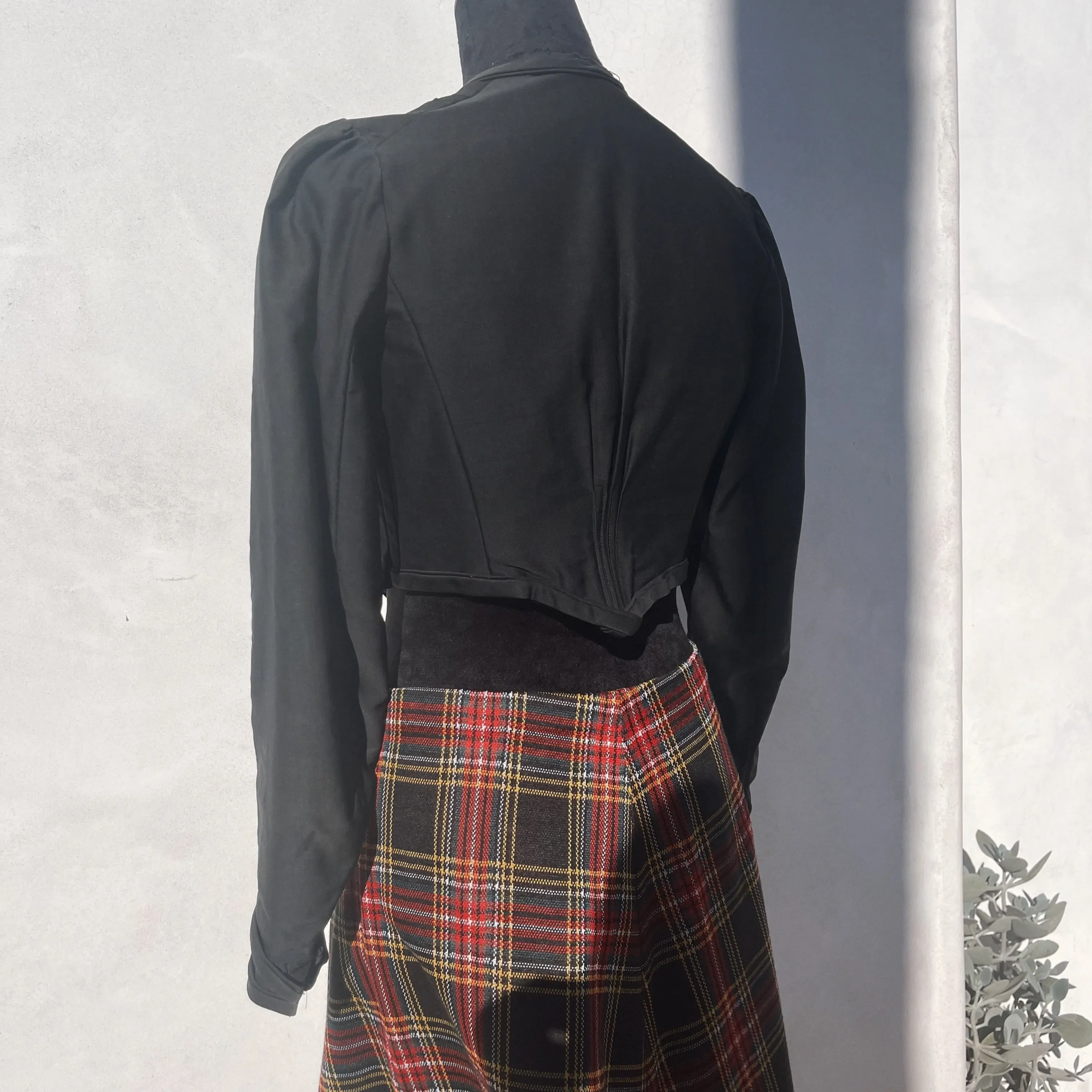 Antique Long Top Jacket Black