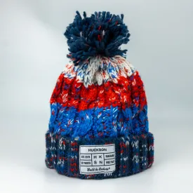 'Arctic Blue' Bobble Beanie