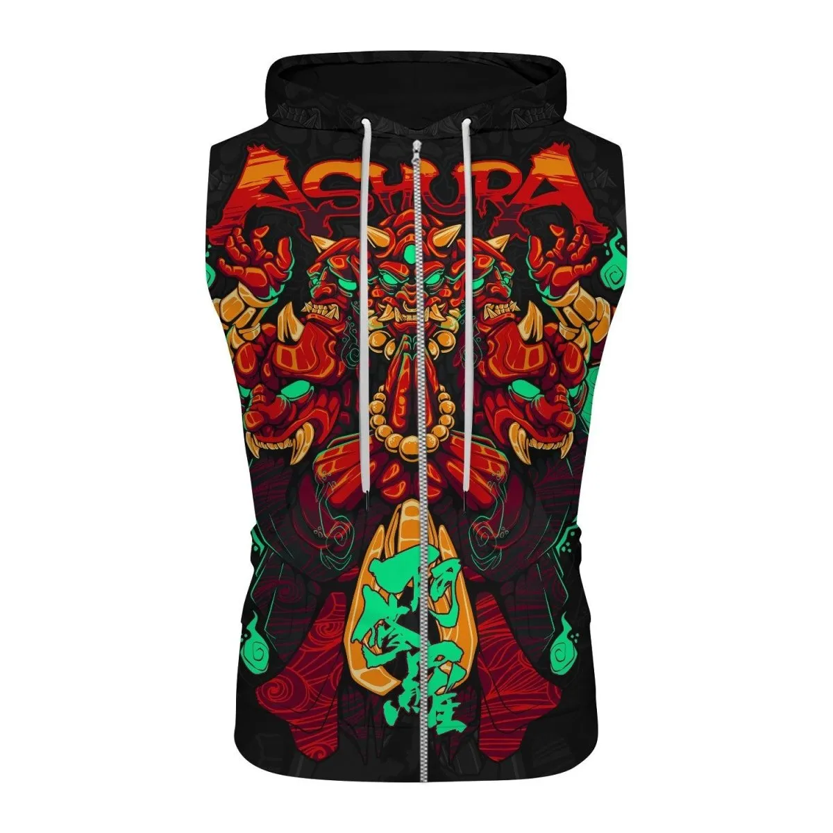 Ashura Sleeveless Pullover & Zip Hoodie