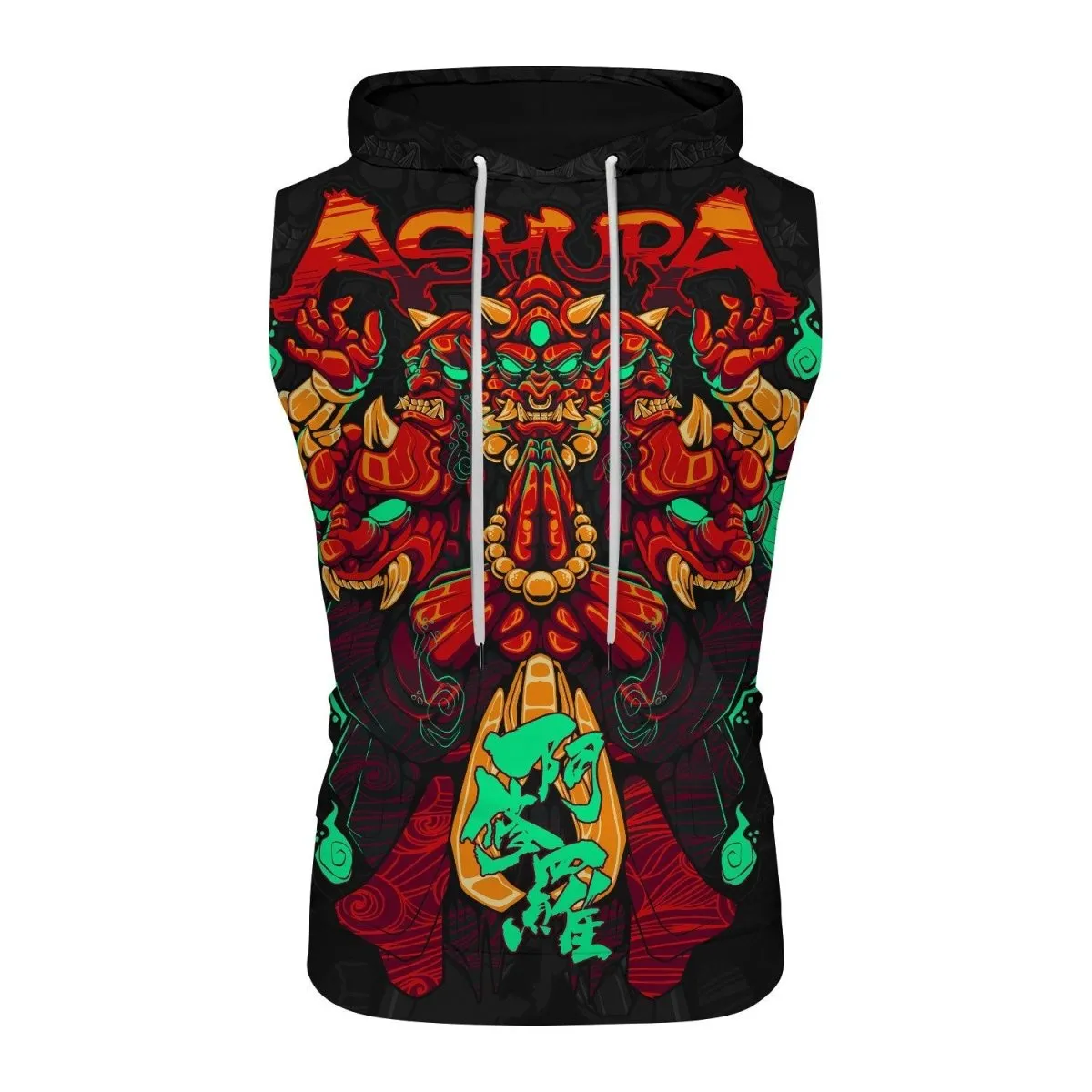 Ashura Sleeveless Pullover & Zip Hoodie