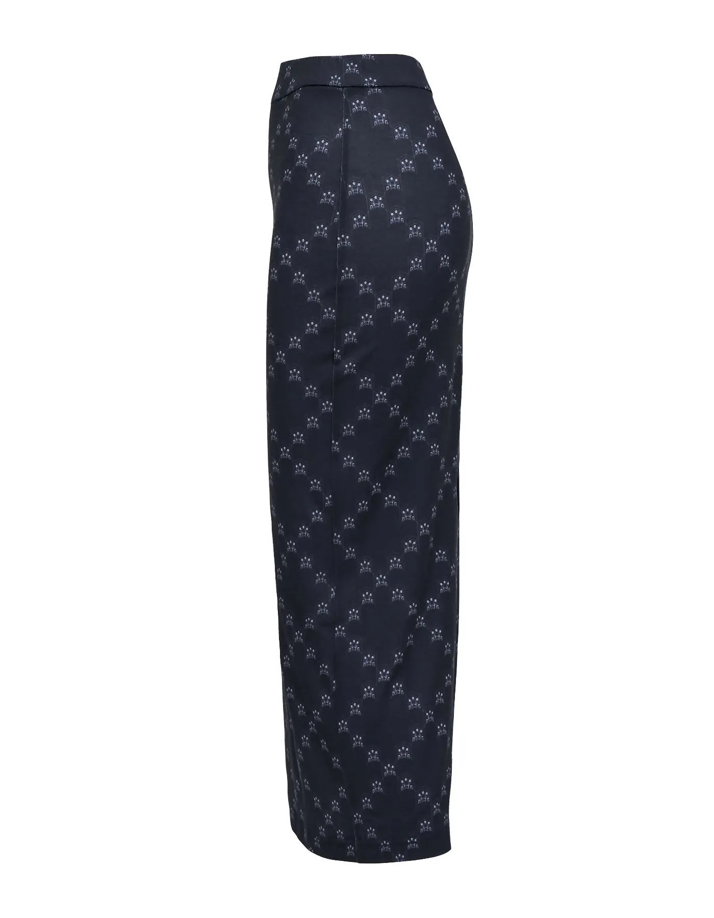 Ban-Doh Dot Matrix Print Bodycon Maxi Skirt