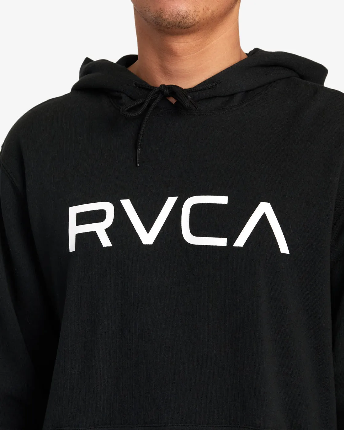 Big RVCA Pullover Hoodie - Black