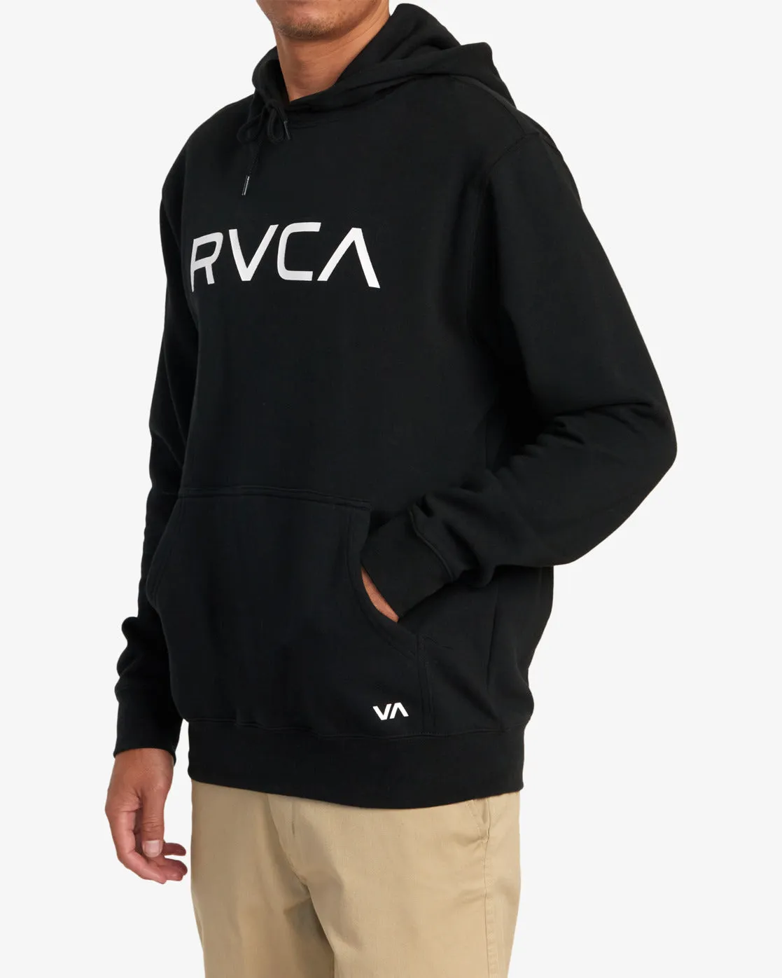 Big RVCA Pullover Hoodie - Black