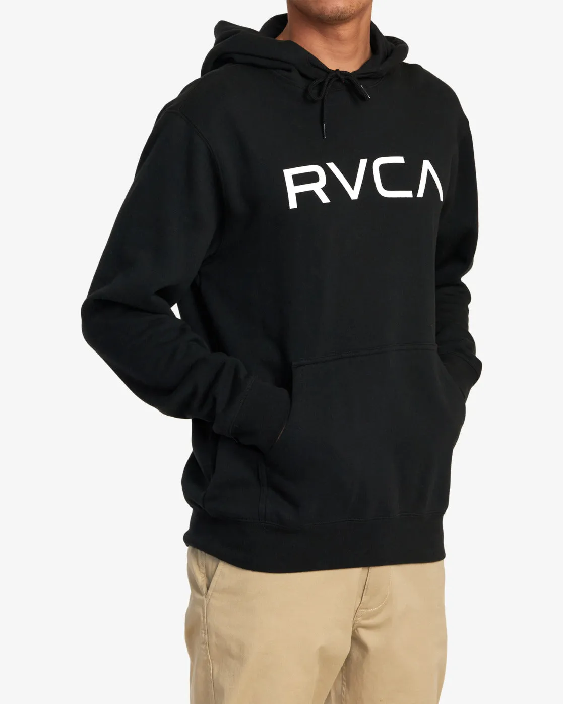 Big RVCA Pullover Hoodie - Black