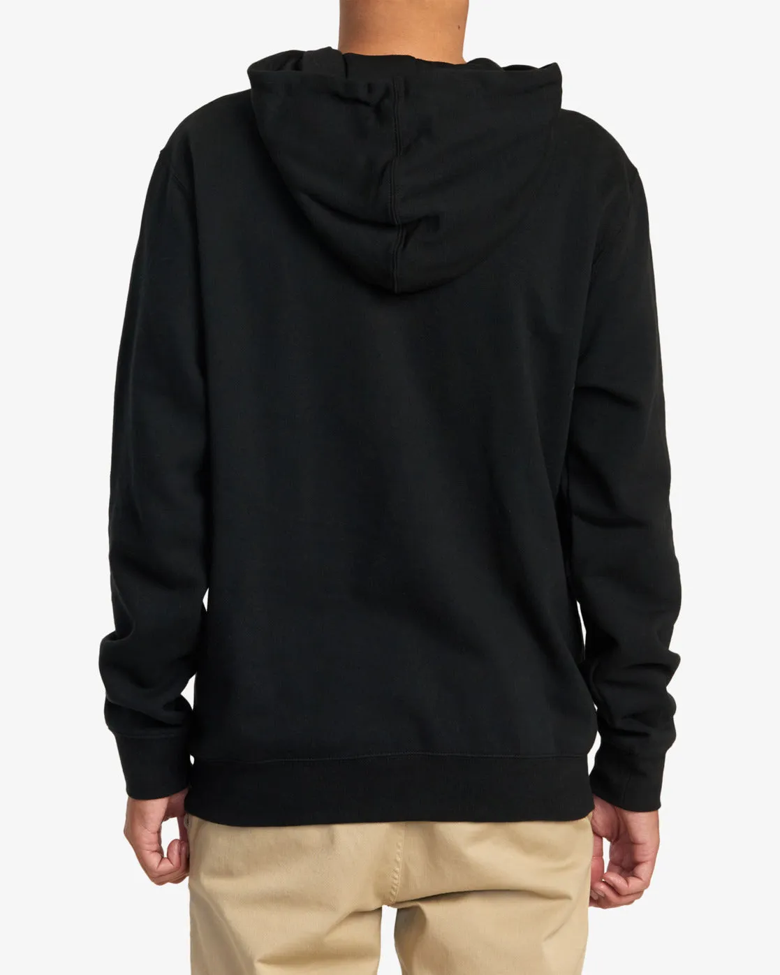 Big RVCA Pullover Hoodie - Black