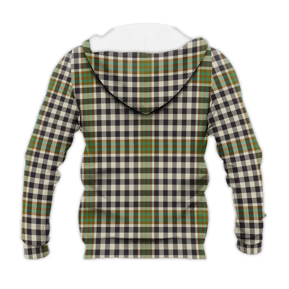 Burns Check Tartan Knitted Hoodie