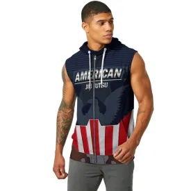 Captain American Sleeveless Pullover & Zip Hoodie