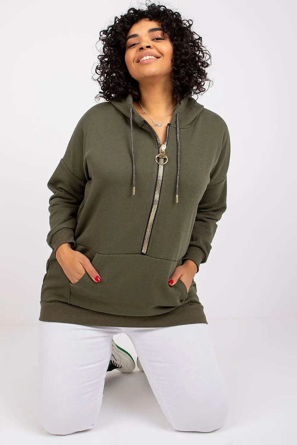 Cozy Chic Kangaroo Pocket Hoodie Sweatshirt