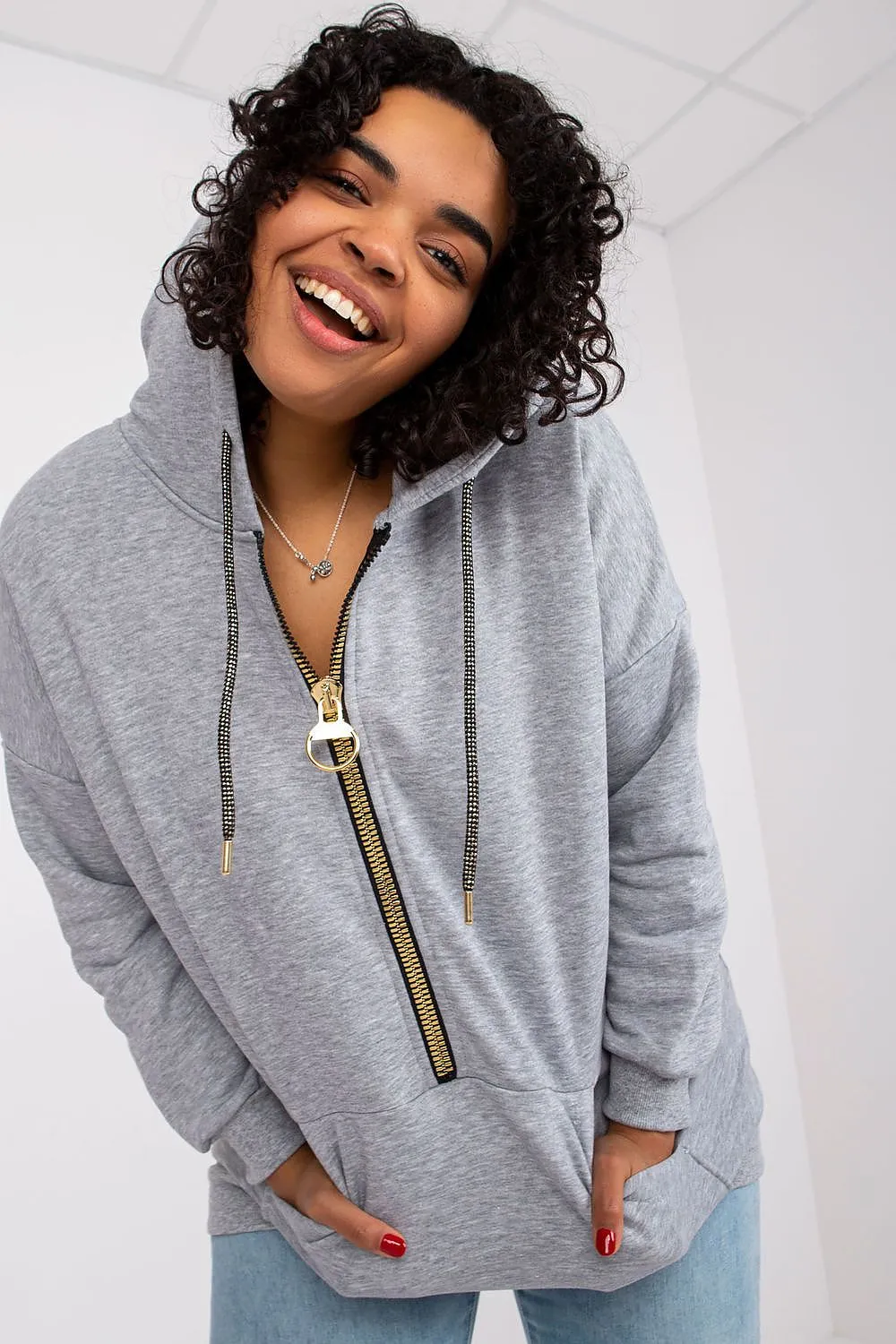 Cozy Chic Kangaroo Pocket Hoodie Sweatshirt