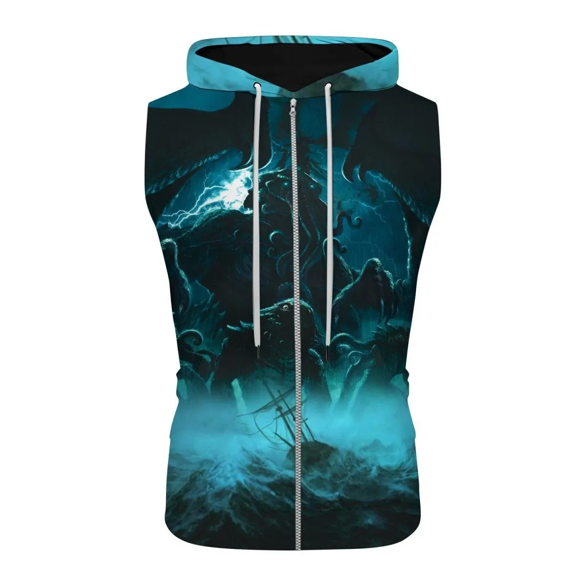Crew Of Cthulhu Sleeveless Pullover & Zip Hoodie
