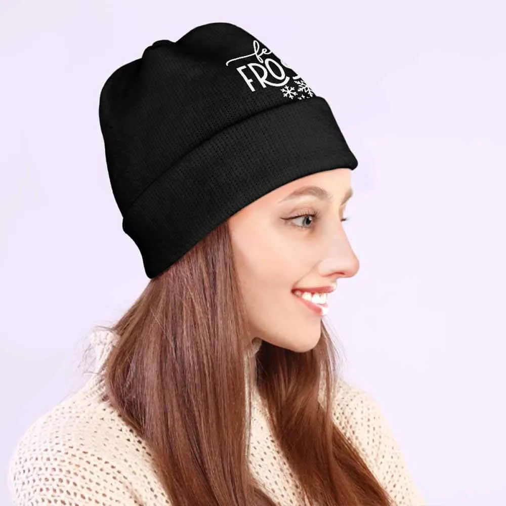 Feelin Frosty Snowflake Warm Knitted Beanies Hat