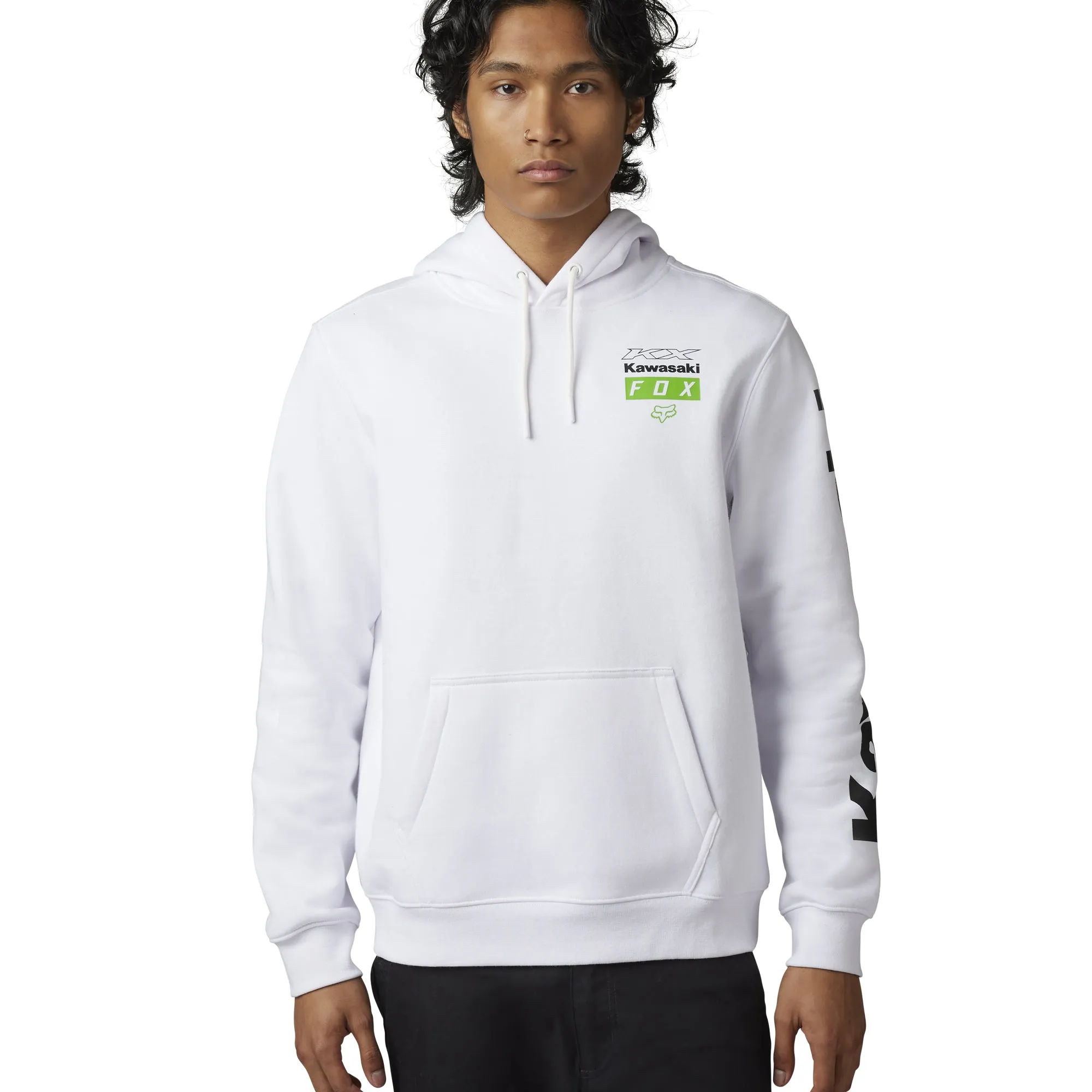 Fox Racing Kawasaki Pullover Hoodie White