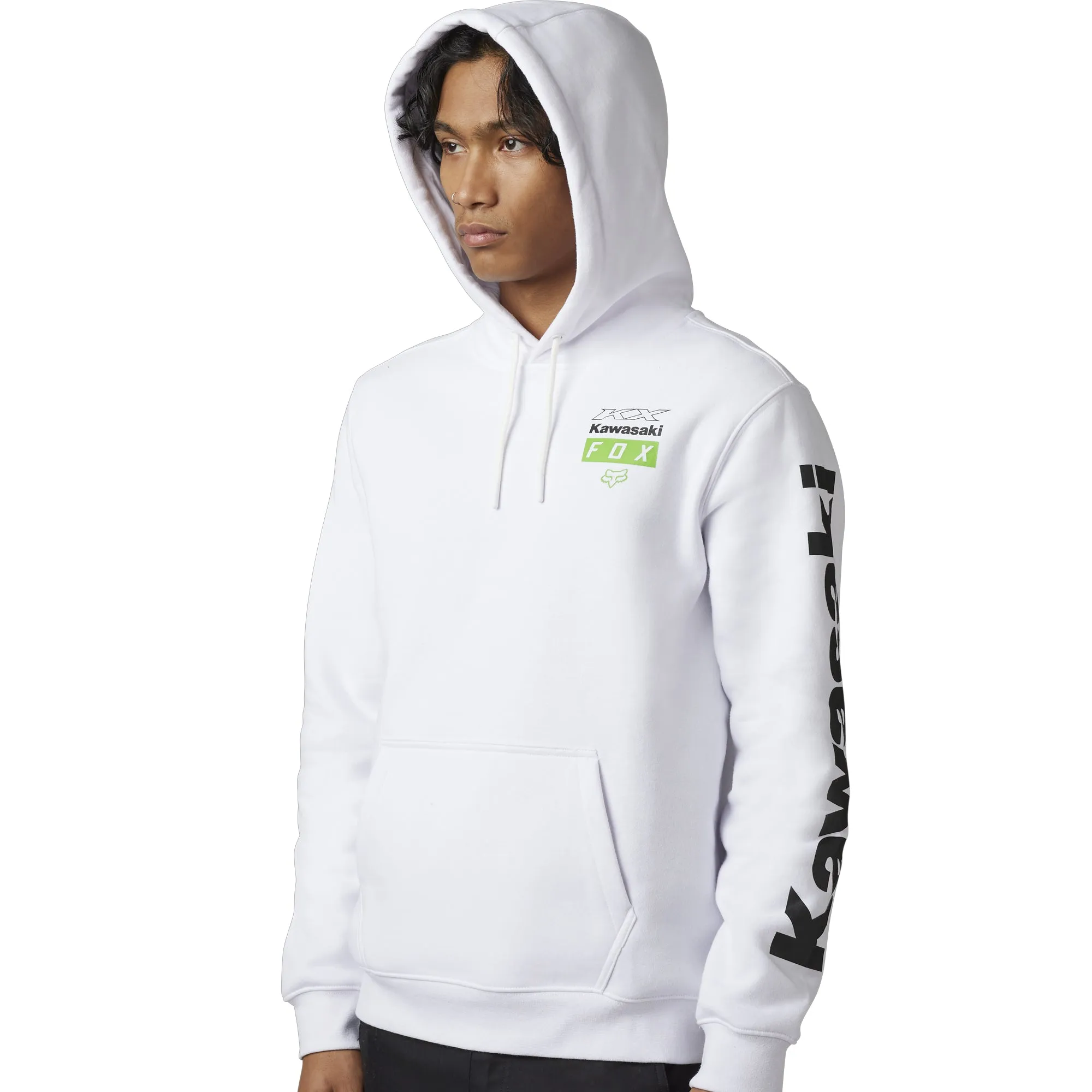 Fox Racing Kawasaki Pullover Hoodie White