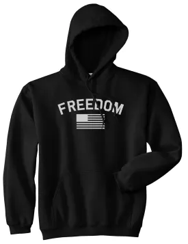 Freedom Flag Mens Pullover Hoodie