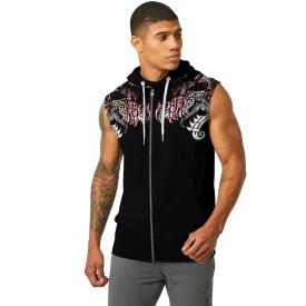 Geri & Freki Blood Tattoo Viking Sleeveless Pullover & Zip Hoodie