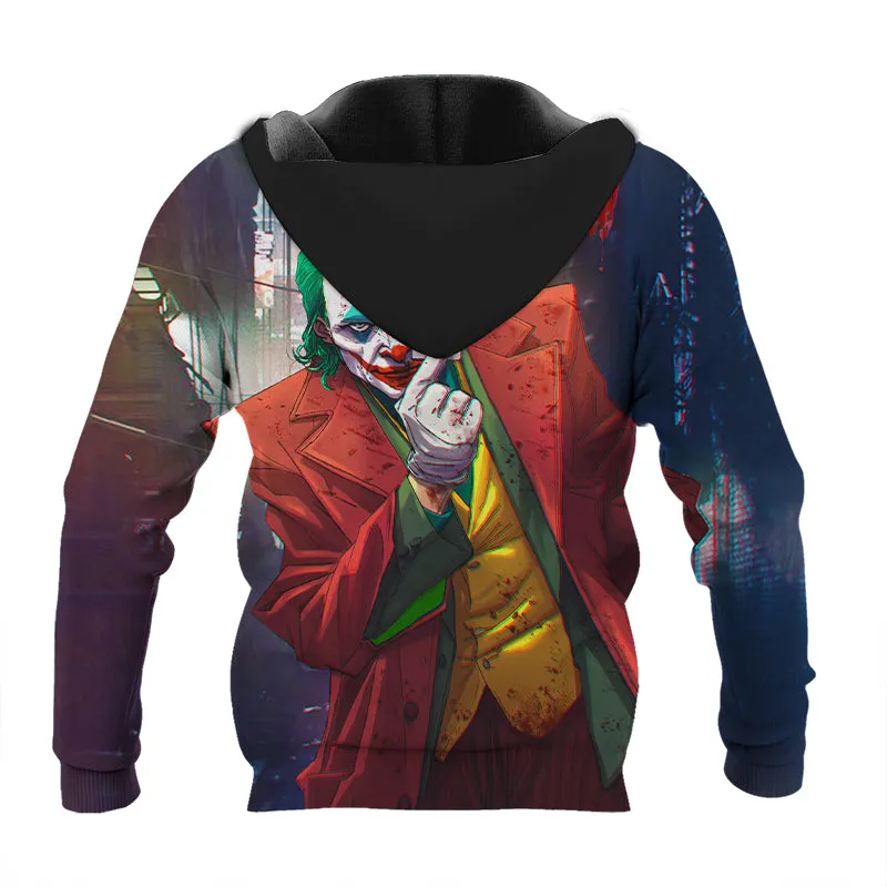 Joker Playing Card Hoodie & Zip Hoodie