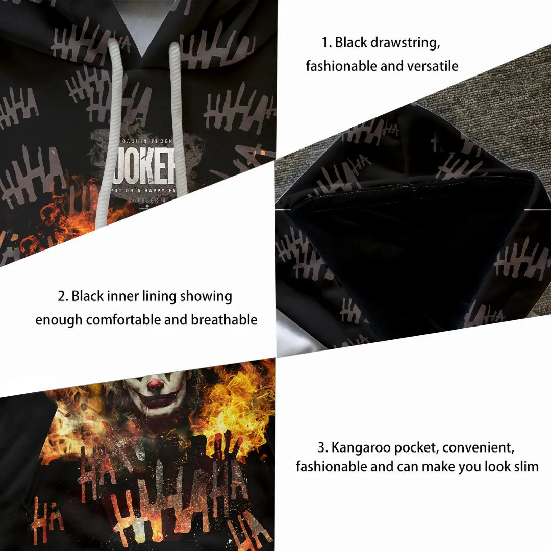 Joker Playing Card Hoodie & Zip Hoodie