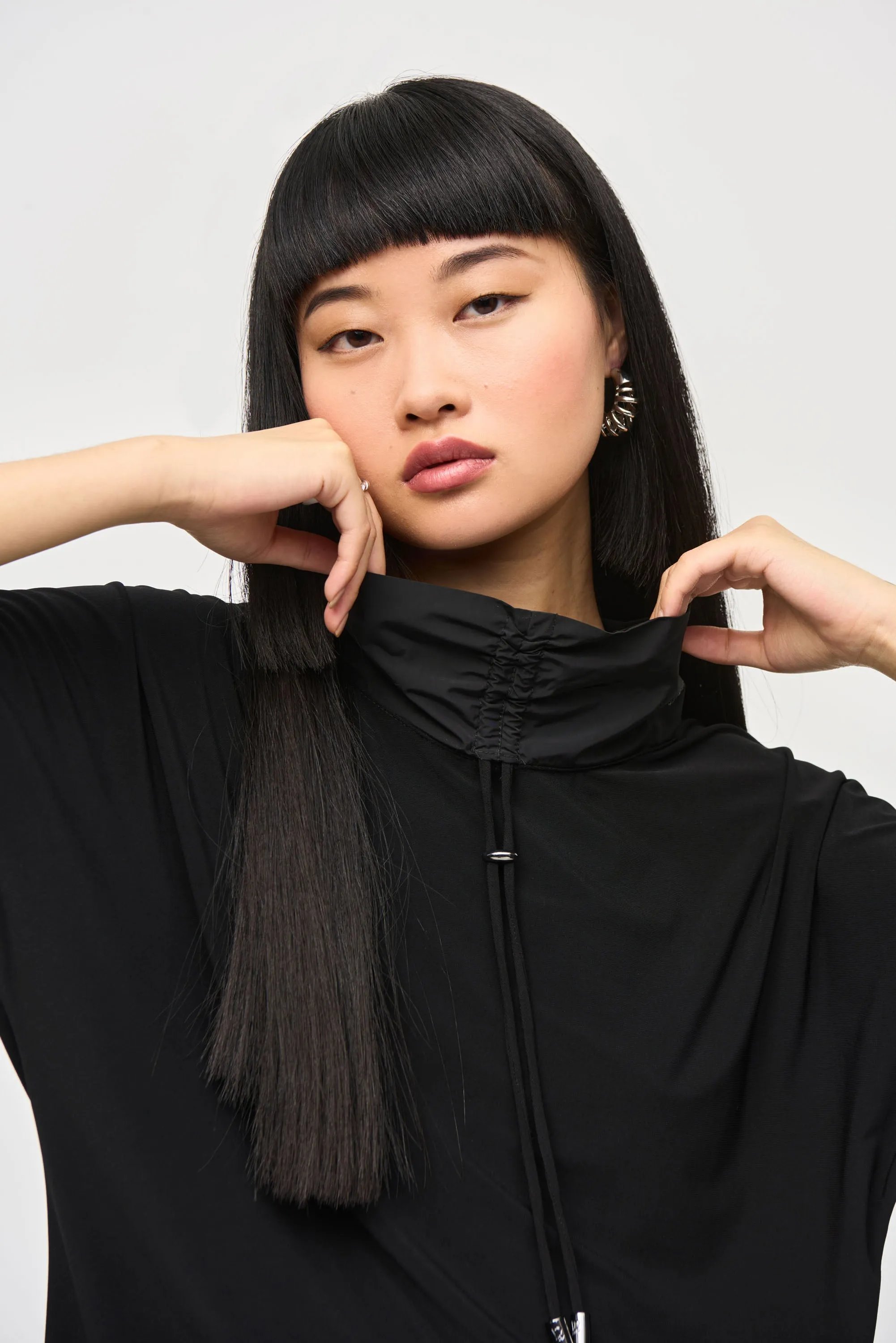 Joseph Ribkoff Silky Knit Cropped Jumpsuit