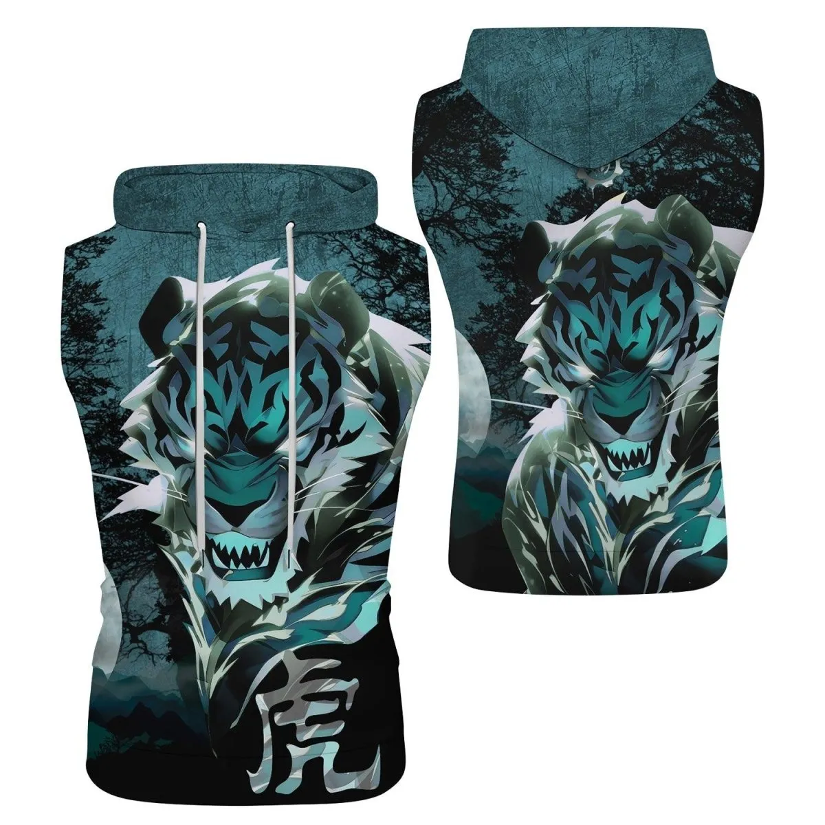 Legend Tiger Soul Sleeveless Pullover & Zip Hoodie