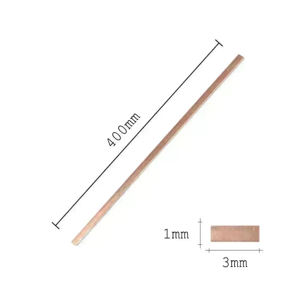 Long Copper 40CM wide 3MM welding bars