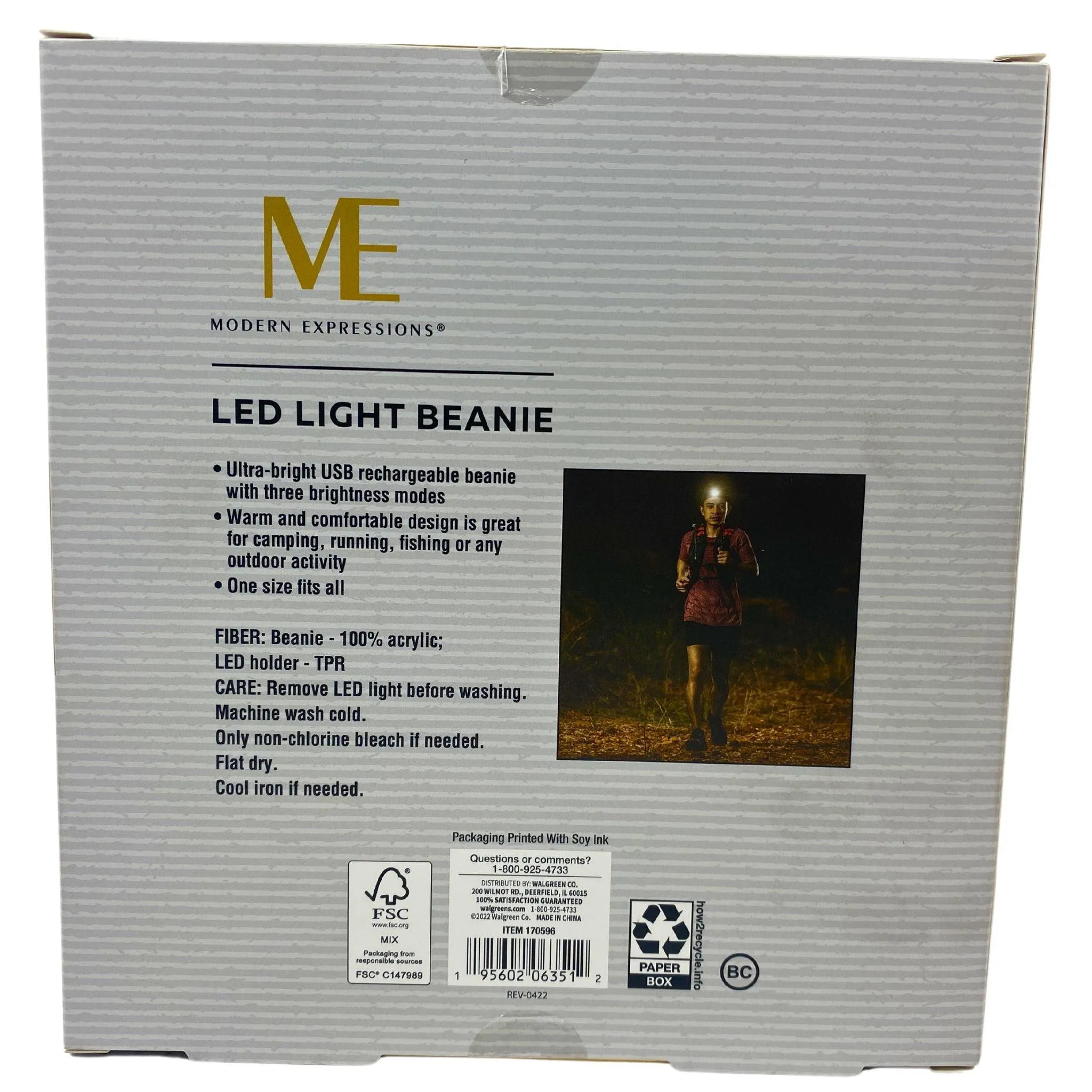 Modern Expressions Led Light Beanie Ultra (24 Pcs Lot)