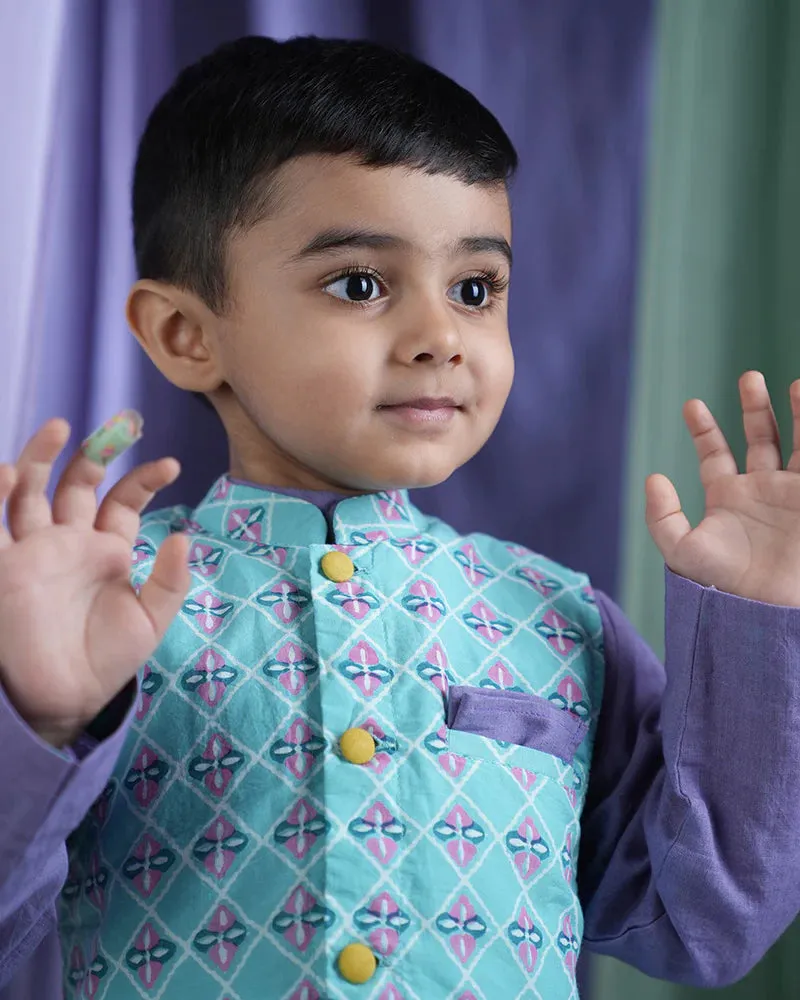 Mosaic magic Boys Ethnic wear Bandi