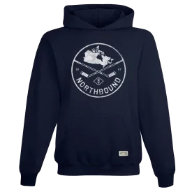 Northbound Boys Navy Heather Hockey Division Pullover Hoodie