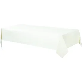 Plastic Rectangular Tablecover Frosty White