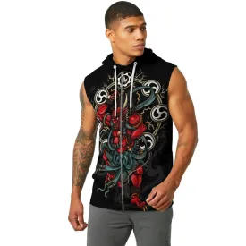 Raijin God Sleeveless Pullover & Zip Hoodie