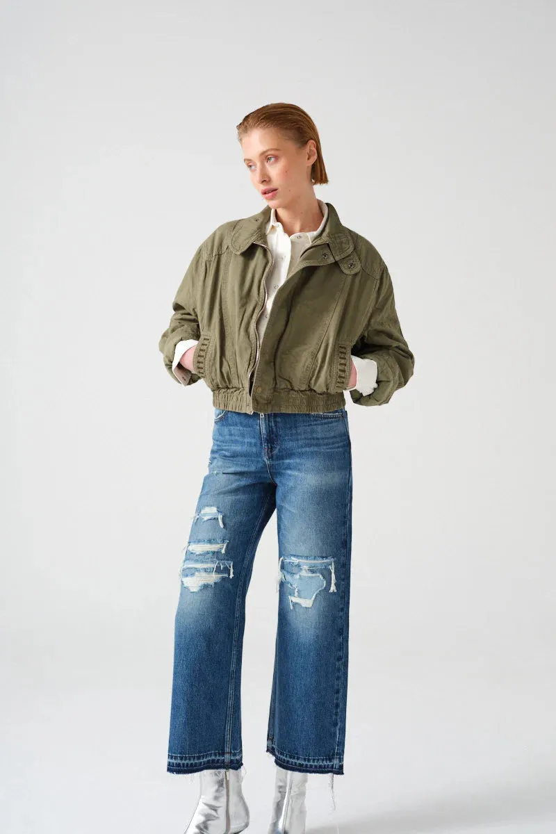 SEVENTY & MOCHI - Juno Bomber Jacket KHAKI