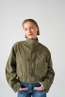 SEVENTY & MOCHI - Juno Bomber Jacket KHAKI