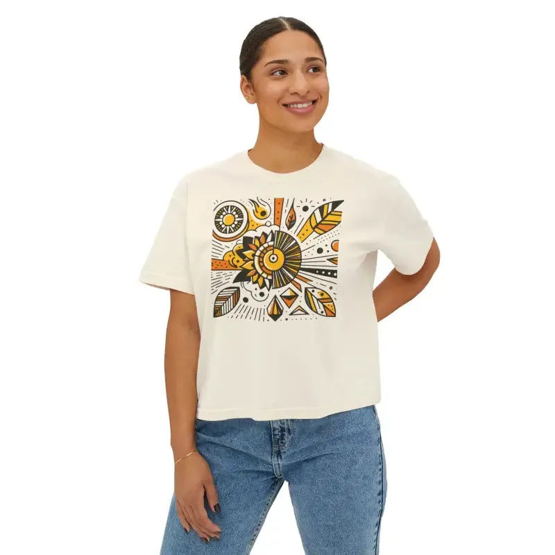 Sunshine Muscle Tee with Flowy Rolled Cuffs