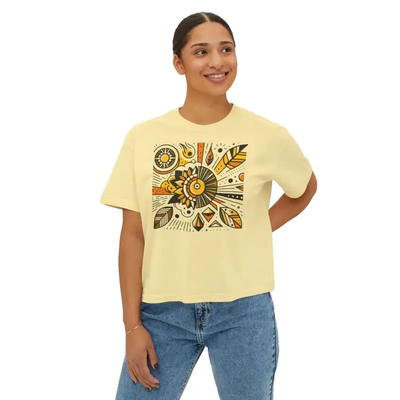 Sunshine Muscle Tee with Flowy Rolled Cuffs