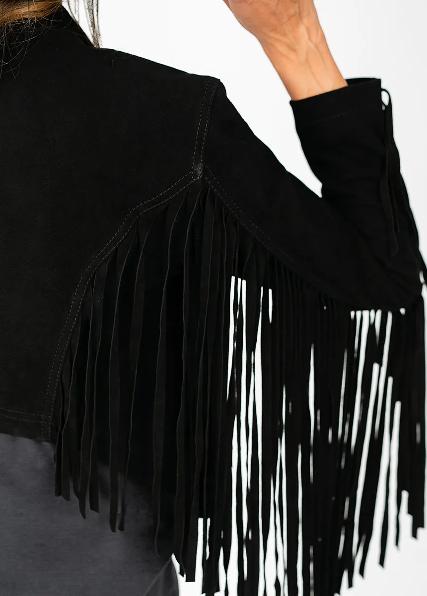 Sutherlyn Leather Jacket in Black