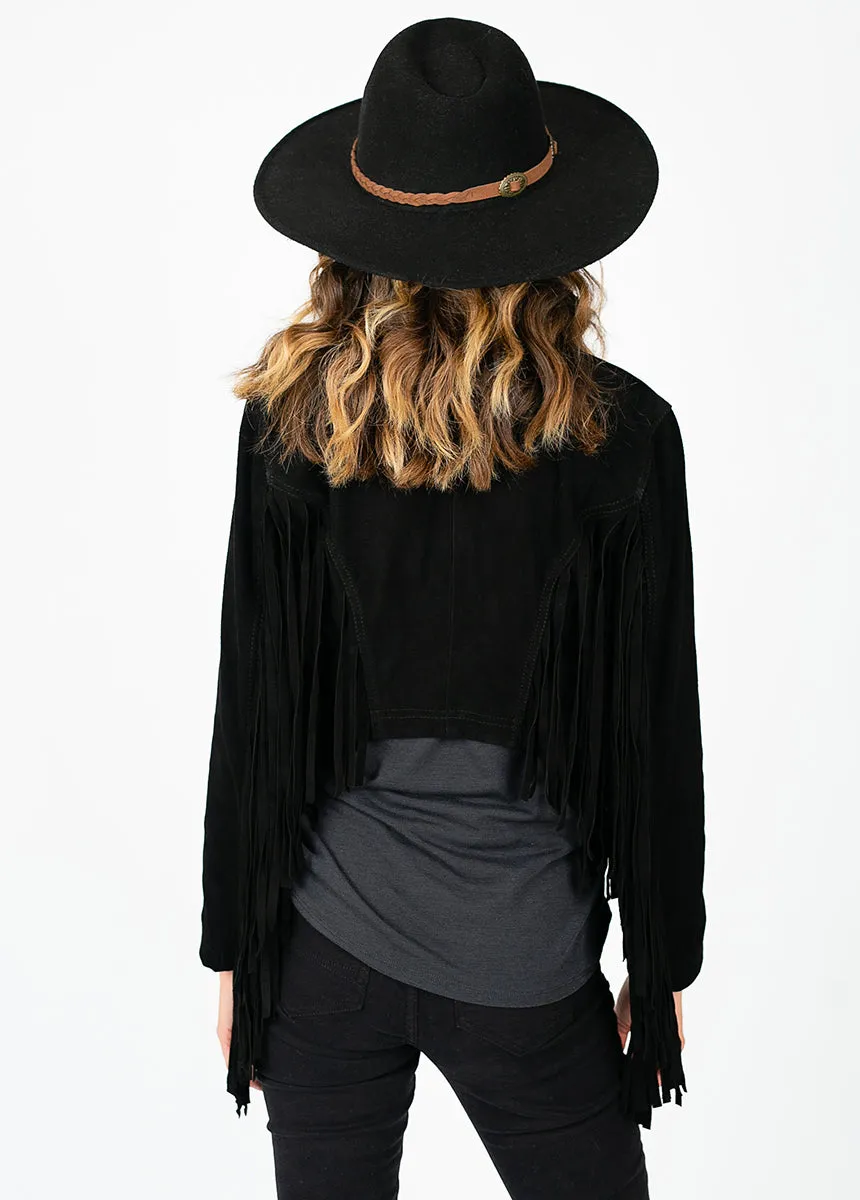 Sutherlyn Leather Jacket in Black