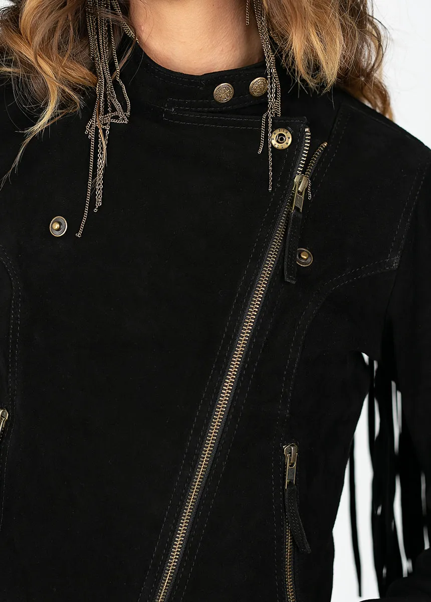 Sutherlyn Leather Jacket in Black