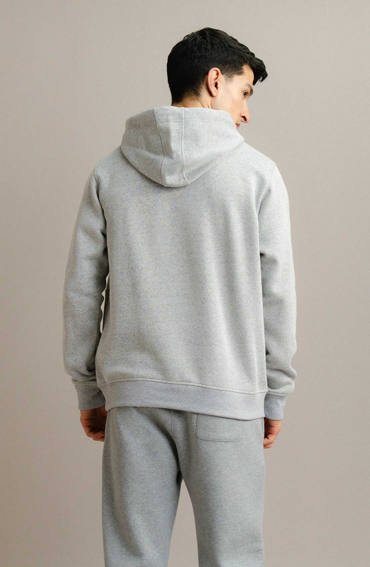 Textured Neps Pullover - Light Grey