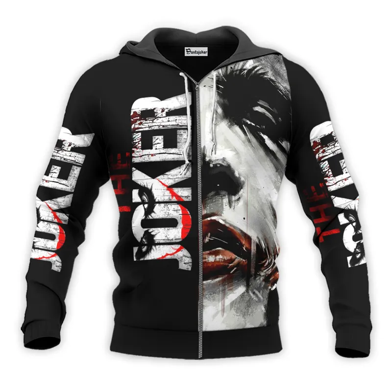 The Joker Face Hoodie & Zip Hoodie
