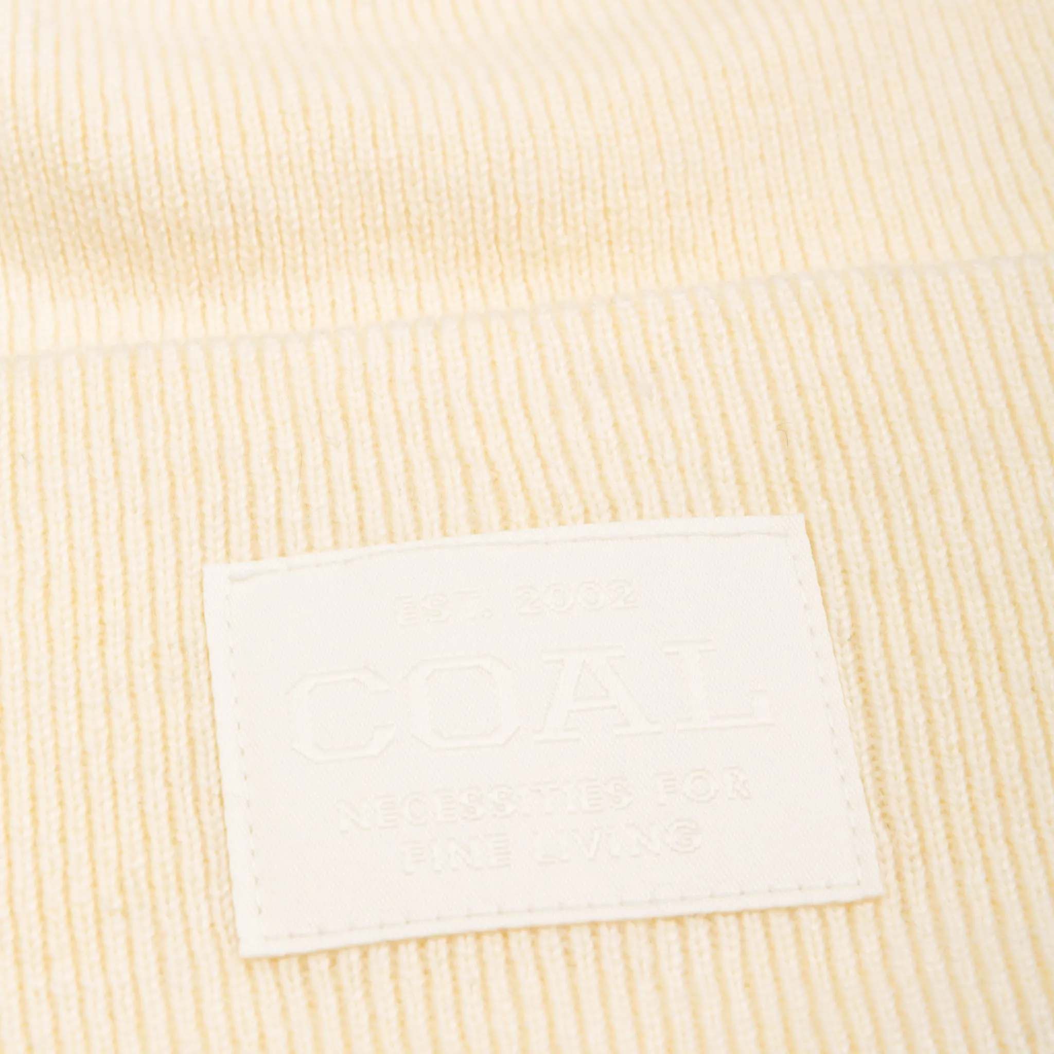The Uniform Cashmere Knit Cuff Beanie