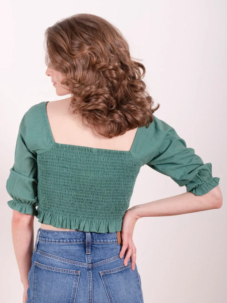 Theodora Blouse - Everglade