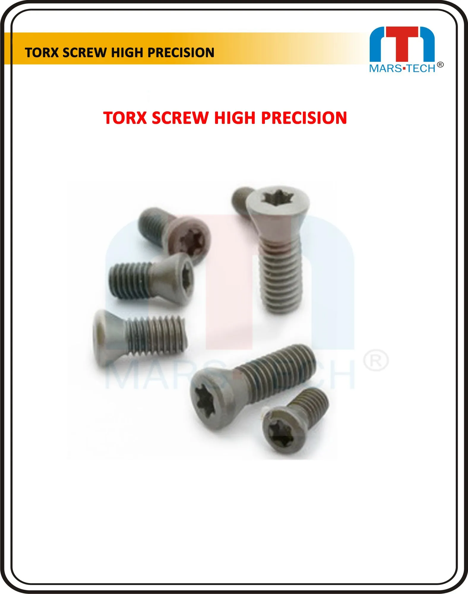 Torx Screw 4 MM T15  High Precision ( Pack Of 10 Pcs )