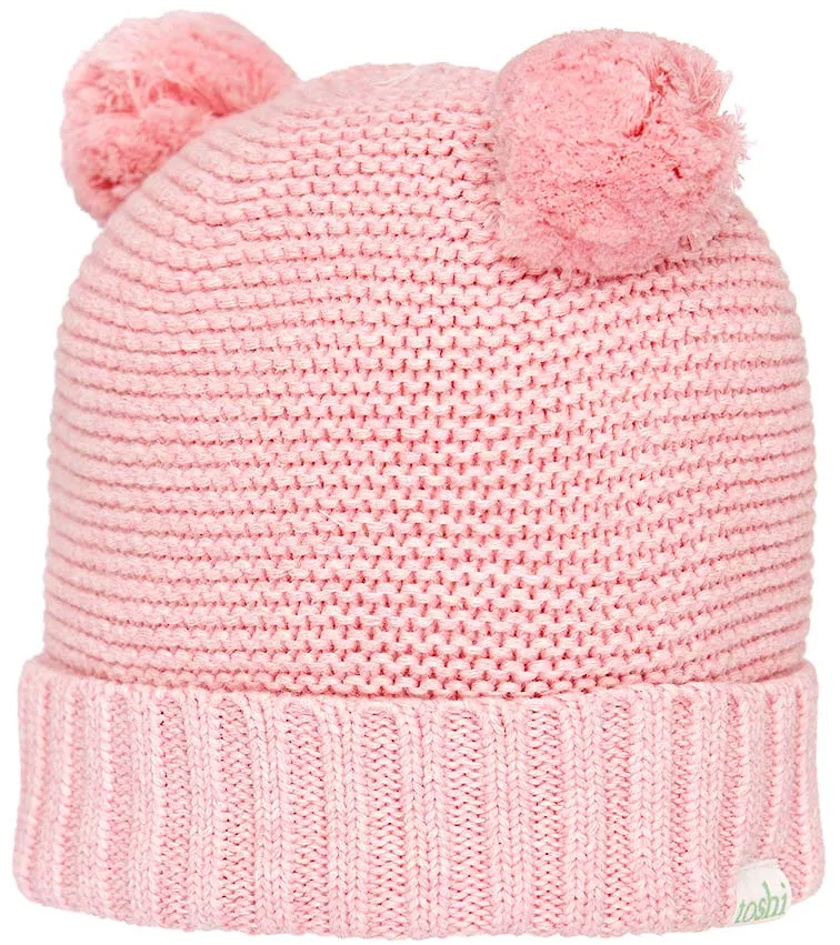 Toshi Organic Beanie - Shibuya / Blush
