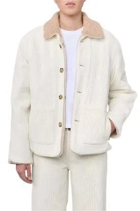 Townes Jacket in Milk Corduroy