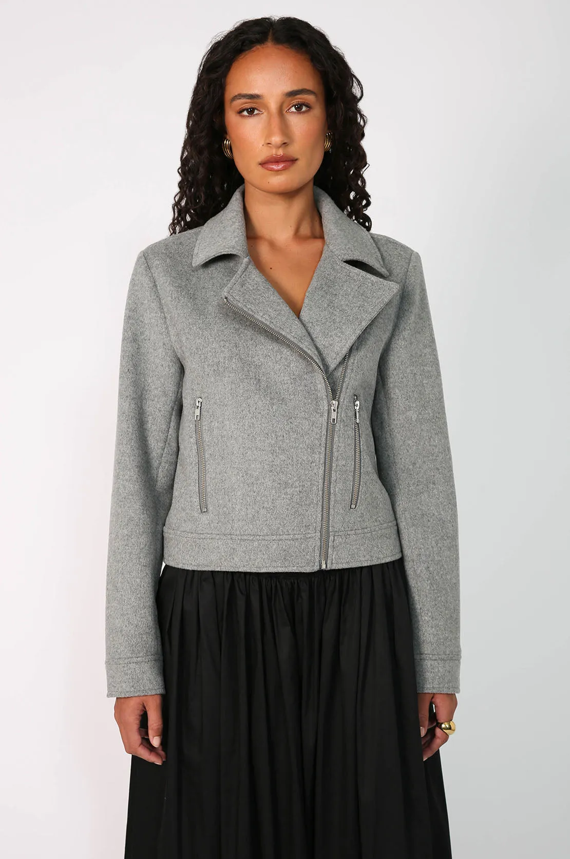 triumph jacket / grey marle