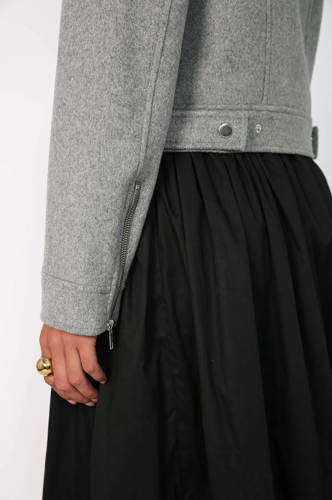 triumph jacket / grey marle