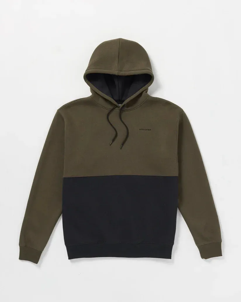 Volcom Mens Wren Divided Pullover Hoodie