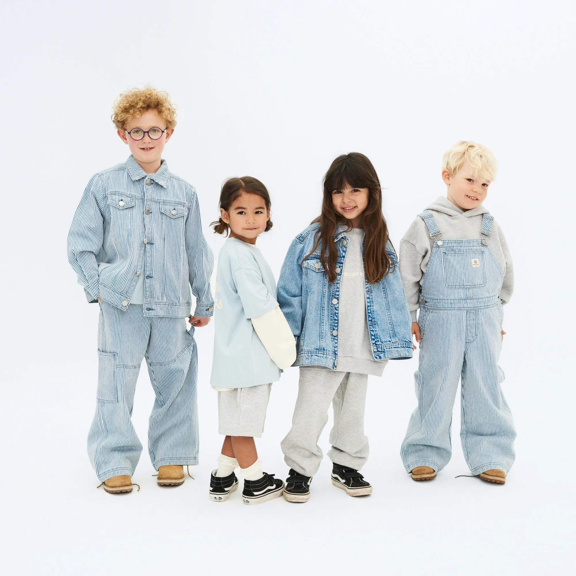 Wheat x Pernille Teisbæk | Denim jacket Vive - ink stripe