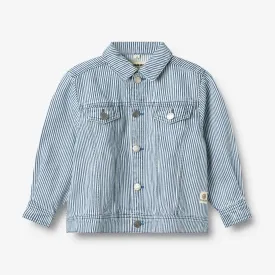 Wheat x Pernille Teisbæk | Denim jacket Vive - ink stripe