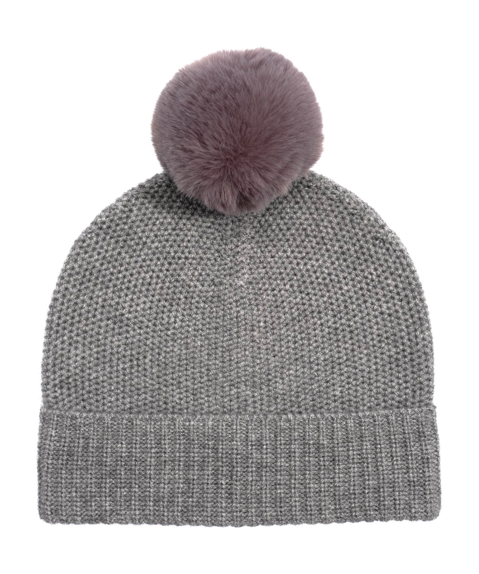 Wool/Cashmere Honeycomb Beanie